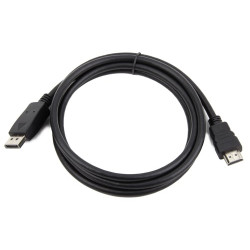Cavo gembird displayport a hdmi m/m 3m nero [cc-dp-hdmi-3m]