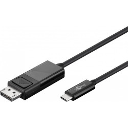 Cavo goobay 79295 usb-c a displayport m/m 1.2m nero