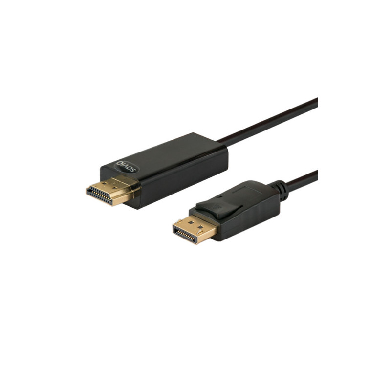 Cavo savio cl-56 displayport a hdmi-a m/m 1.5m nero