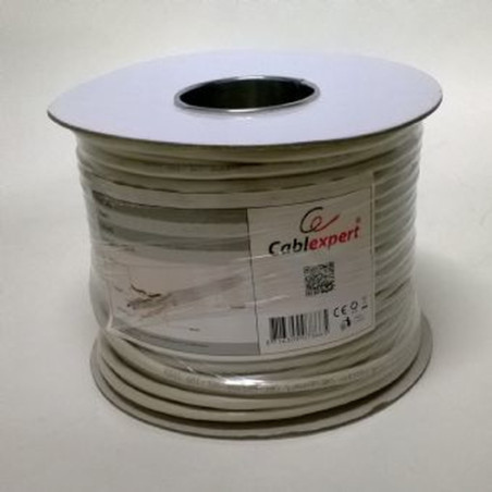 Cavo di rete in matassa gembird cat6 ftp cat6 f/utp (ftp) 100m grigio