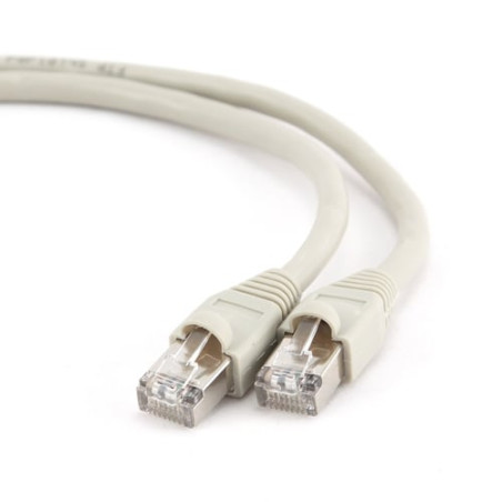 Cavo di rete gembird pp6u-0.5m 0.5m cat6 u/utp (utp) bianco