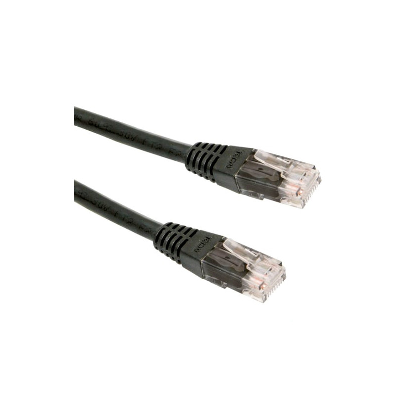 Cavo di rete gembird pp12-3m/bk 3m cat5e u/utp (utp) nero