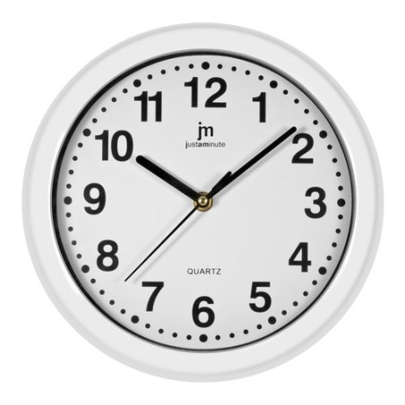 Lowell justaminute 00710 quartz wall clock cerchio bianco