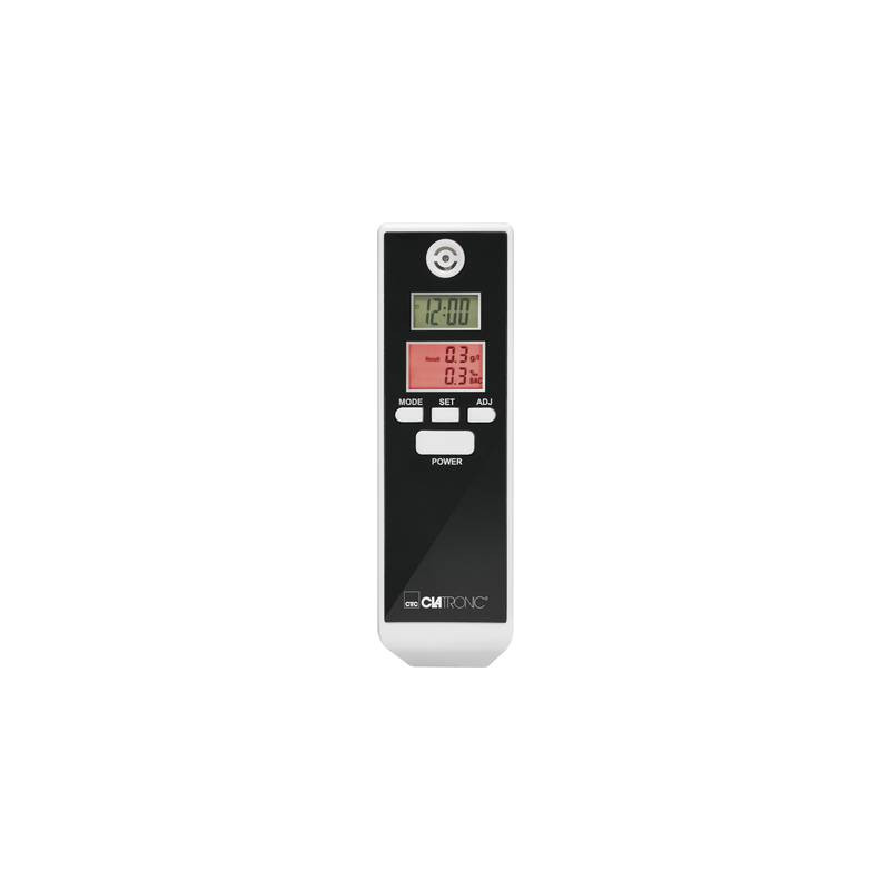 Etilometro at 3605 - max 1.9 - bianco, nero - clatronic