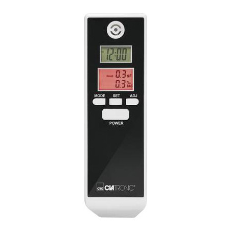 Etilometro at 3605 - max 1.9 - bianco, nero - clatronic