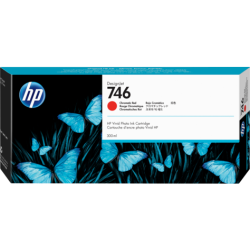Cartuccia hp 300ml no.746 chromatic rosso [p2v81a]