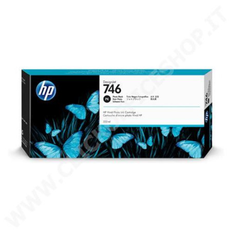 Cartuccia hp 300ml no.746 nero [p2v82a]