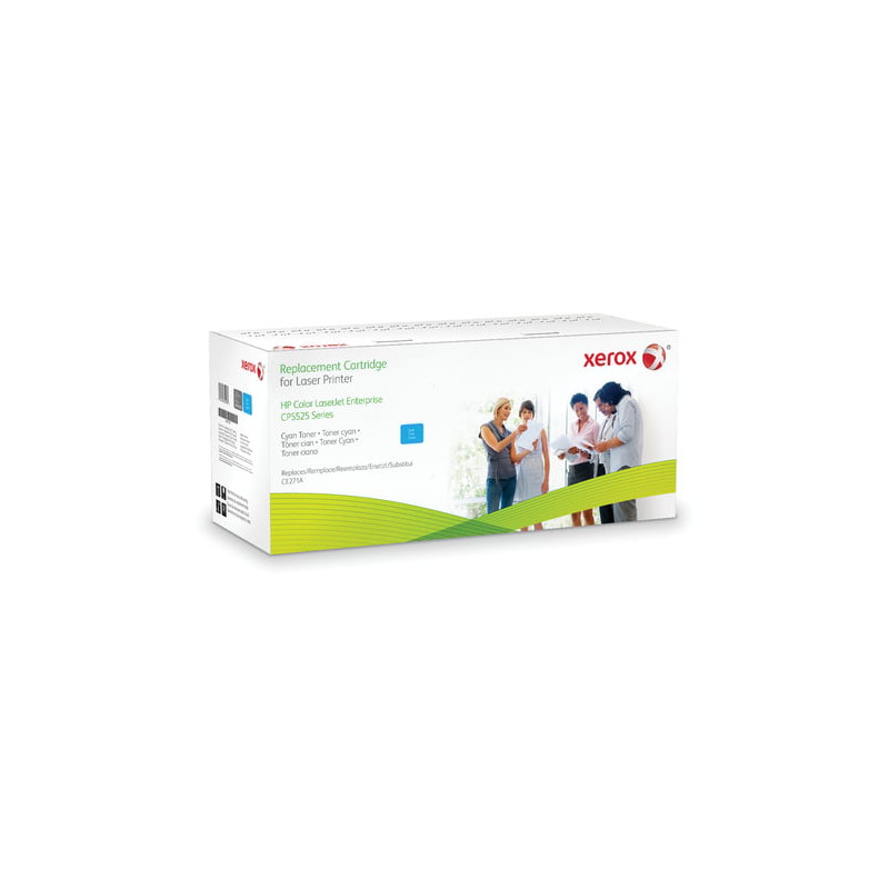 Toner xerox ciano per hp ce271a. colour laserjet cp5525
