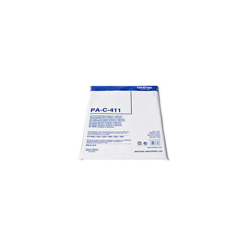 Carta in risma brother termica a4 / 100 fogli a4 [pac411]