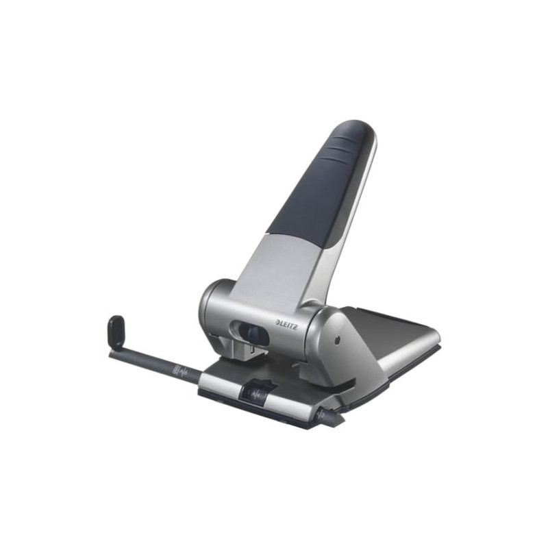 Perforatore leitz 2 fori argento 5180 max 65 fogli [51800184]