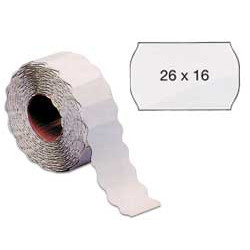 Rotolo prezzatrice markin 1000 etichette 26x16mm bianche rimovibili