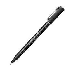 Fineliner professional fiber nero 0,2mm [dh2102]