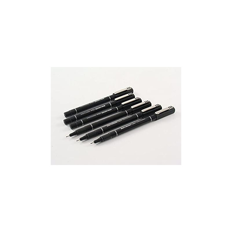Fineliner professional fiber nero 0,5mm [dh2105]