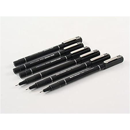 Fineliner professional fiber nero 0,5mm [dh2105]