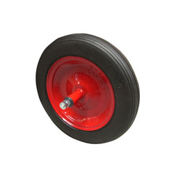 Ruota carriole assale corto semipiena smai [smai ]