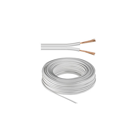 Bobina 2x 2,50 ofc kupfer 10m white[---]
