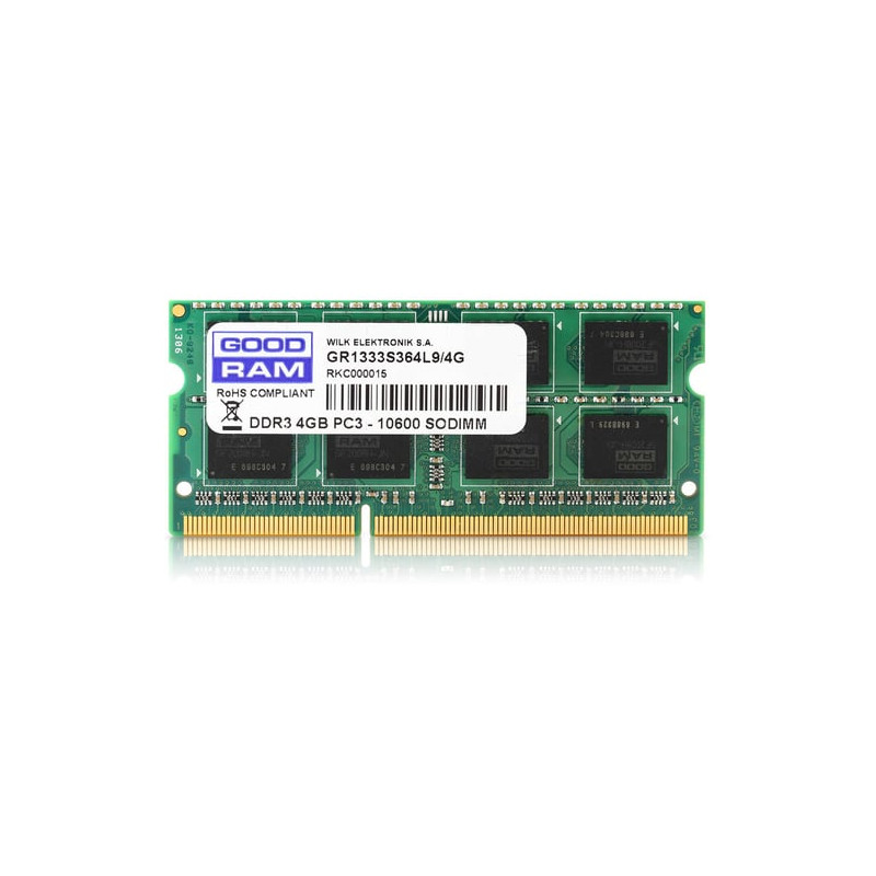Ram so-dimm ddr3 4gb goodram dram 1600mhz [gr1600s364l11s/4g]