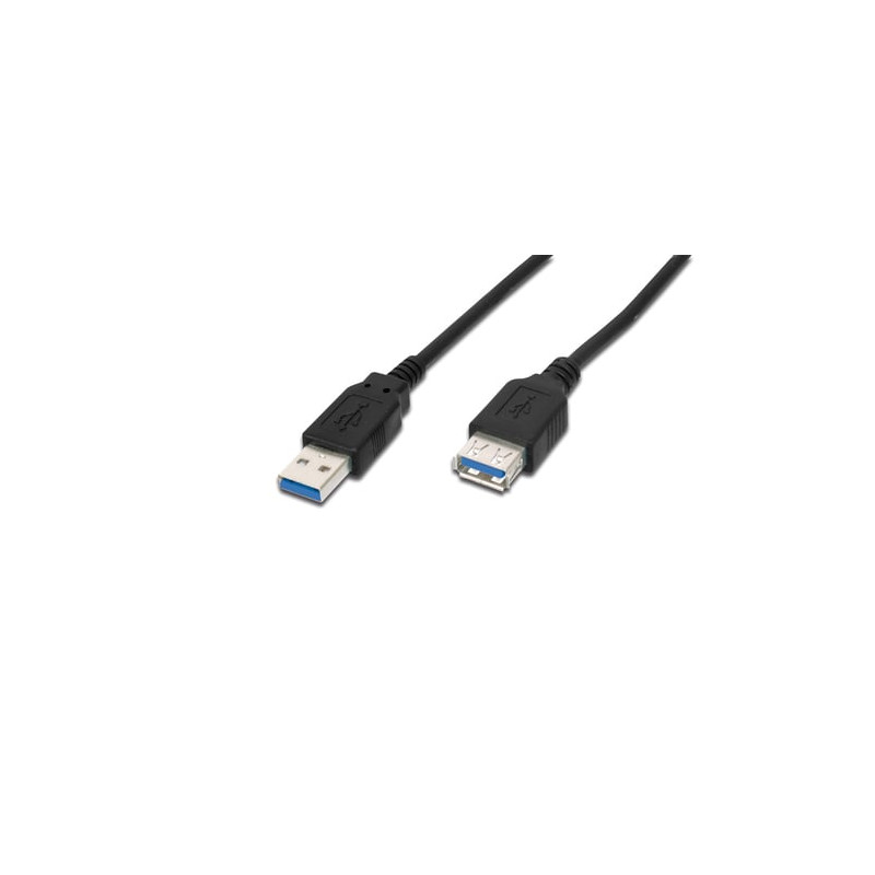 Cavo prolunga usb digitus usb 3.0 maschio/femmina 1.80m [dk112330]
