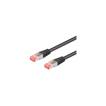 Cavo di rete goobay rj45 s/ftp cat6a 2.00m nero [93746]
