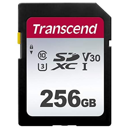 256gb scheda sdxc transcend c10 u3 [ts256gsdc300s]