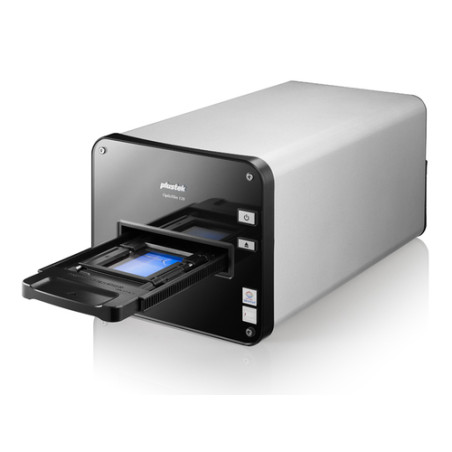 Scanner diapositive plustek opticfilm 120 film/slide nero, grigio