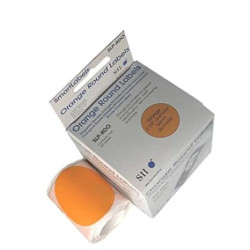 Etichette rotonde seiko arancio 54mm/120labels/ [slp-rdo]