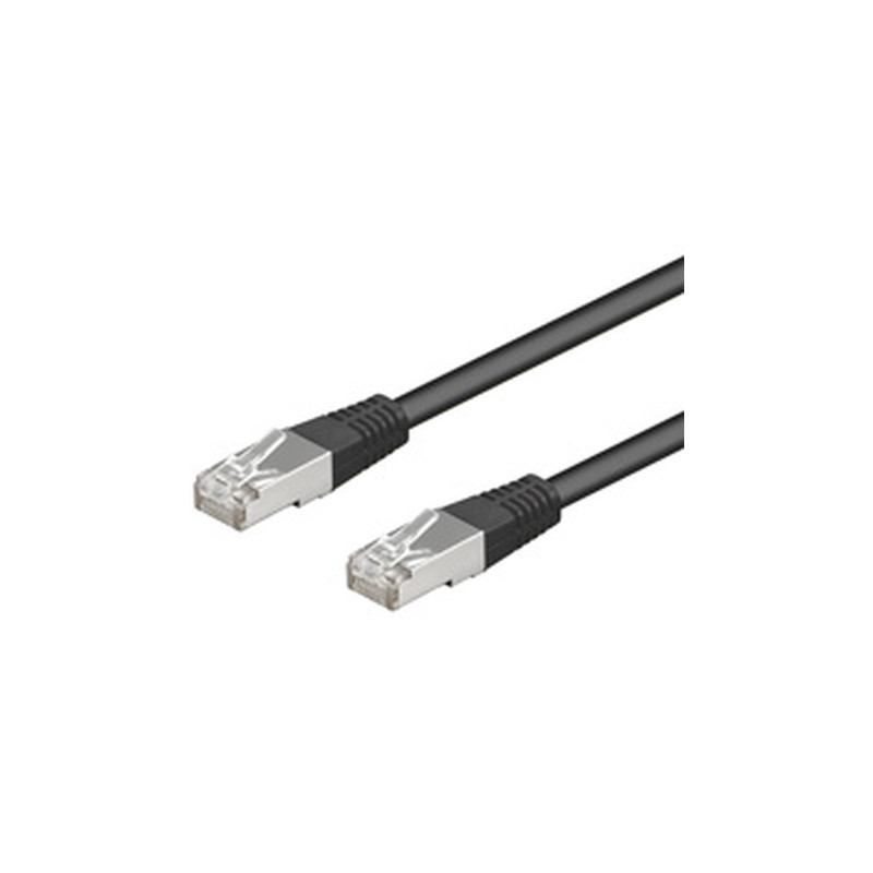 Cavo di rete goobay cat5e 1,5m sf/utp nero [95551]