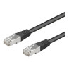 Cavo di rete goobay cat5e 1,5m sf/utp nero [95551]