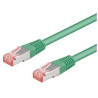 Cavo di rete goobay cat 6-050 lc sstp pimf 0.5m verde [95464]