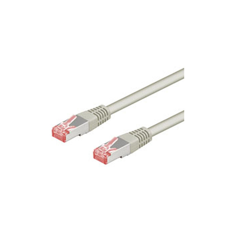 Cavo di rete goobay cat 6-050 lc sstp pimf 0.5m grigio [93568]