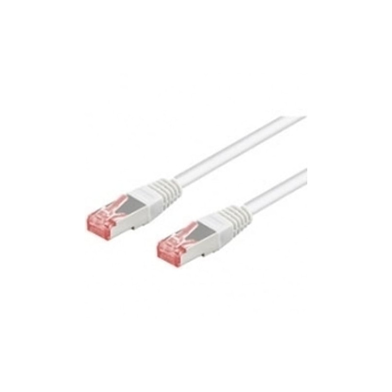Cavo di rete goobay cat 6-100 sstp pimf 1.0m bianco [93502]