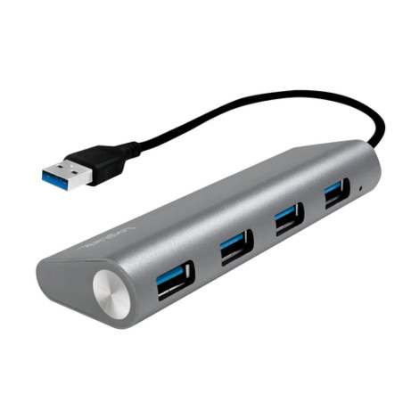 Hub usb logilink usb 3.0 4-port grigio [ua0307]