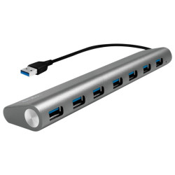 Hub usb logilink usb 3.0 7-port grigio [ua0308]