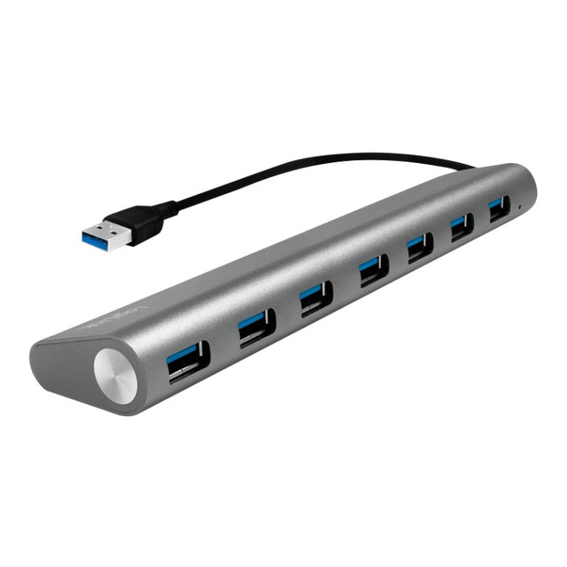 Hub usb logilink usb 3.0 7-port grigio [ua0308]
