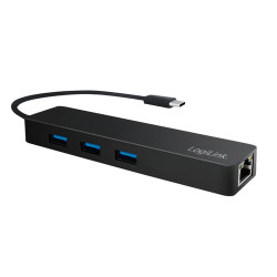 Hub usb logilink usb 3.1 hub type-c 3-port [ua0313]