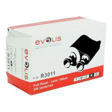 Nastro di stampa evolis r3011 5 colori per peb/dua/q [r3011]