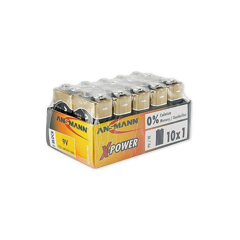 Pile ansmann block e / 6lr61 1 pezzo x-pow. [5015711]