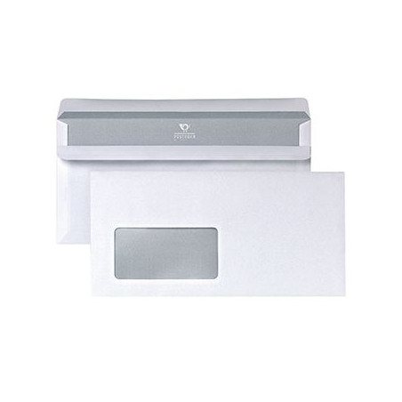 Busta per lettera noname autoadesivo 1000pz bianco