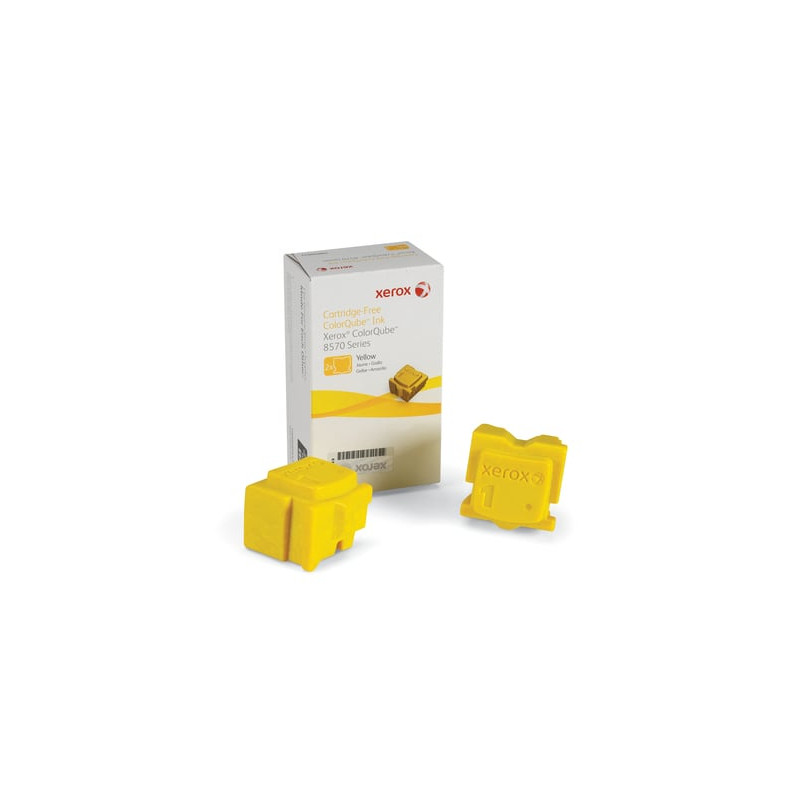 Cartuccia tektronix inchiostro solido 2 stick giallo colorqube 8570