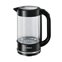 Bollitore elettrico bosch twk70b03 1.7l 2400w nero, trasparente