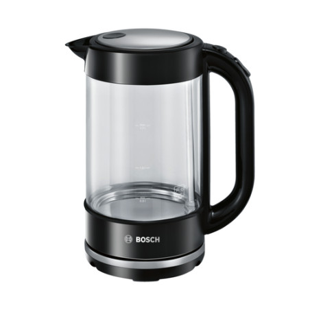 Bollitore elettrico bosch twk70b03 1.7l 2400w nero, trasparente