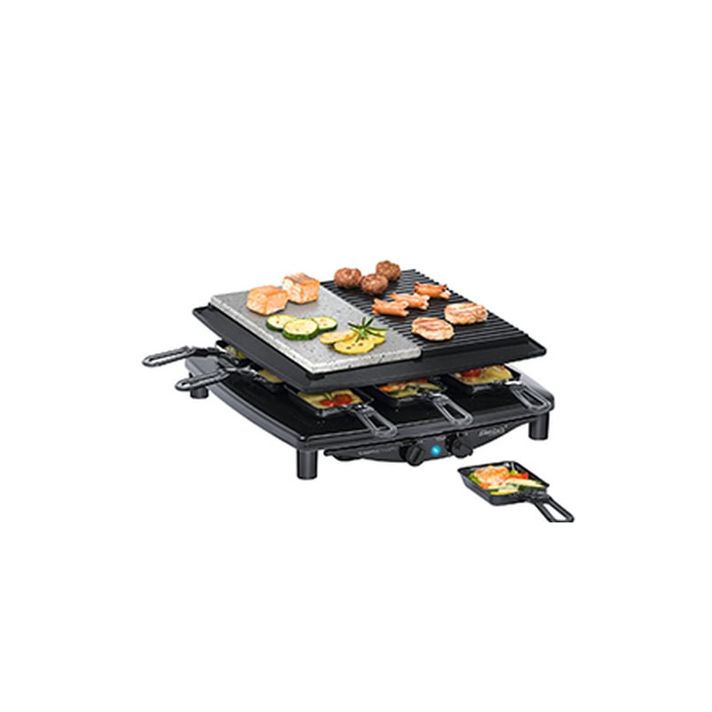 Steba rc4 plus deluxe grill da tavolo elettrico nero 1450w