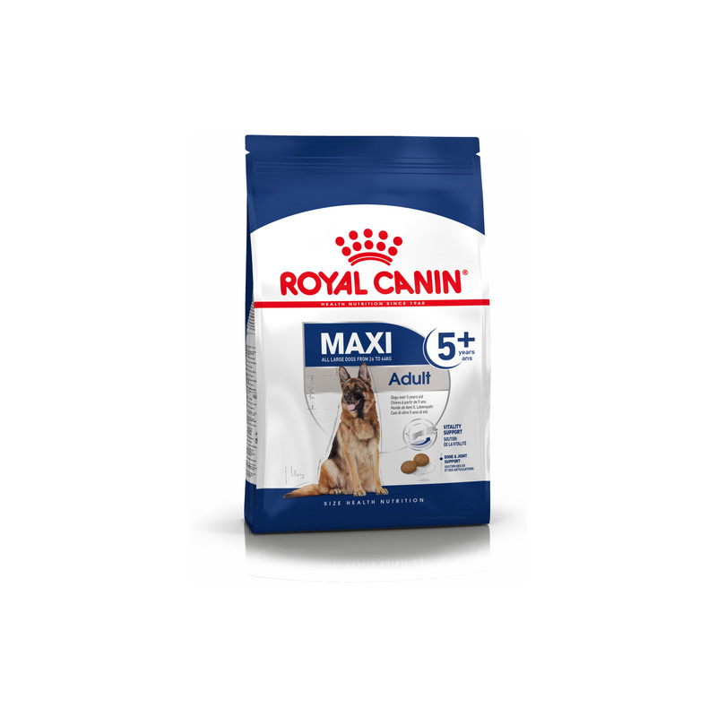 Cibo per cani royal canin maxi adult 5+ 15000g adulto trinciapollo,