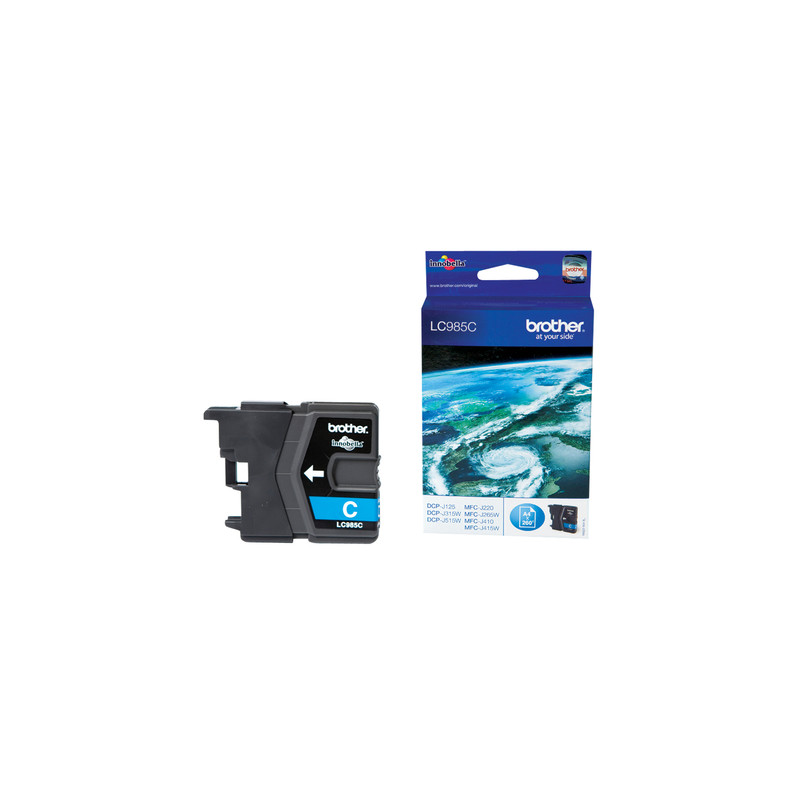 Cartuccia d'inchiostro brother lc985c ciano
