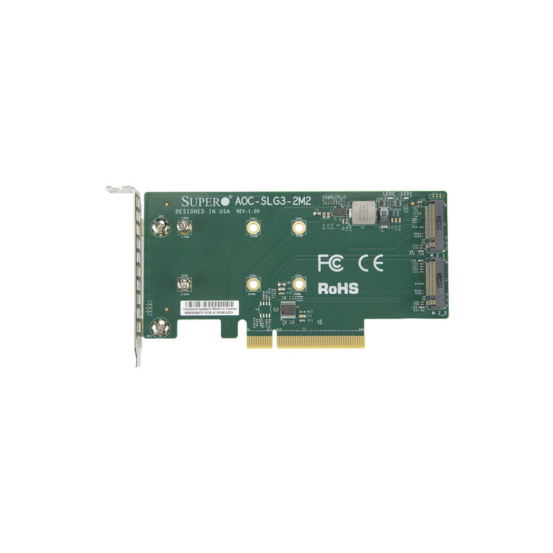 Scheda supermicro aoc-slg3-2m2 interno