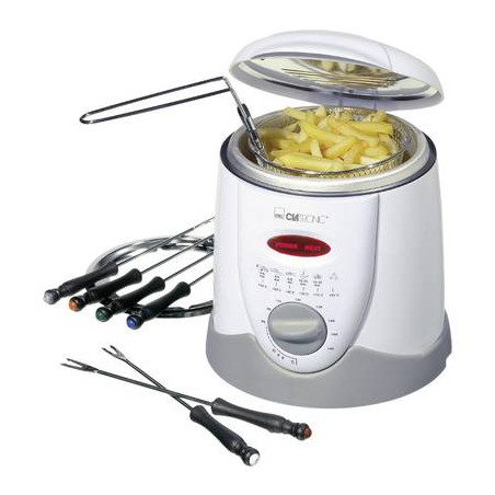 Friggitrice e macchina per la fonduta 840 w con regolazione manuale