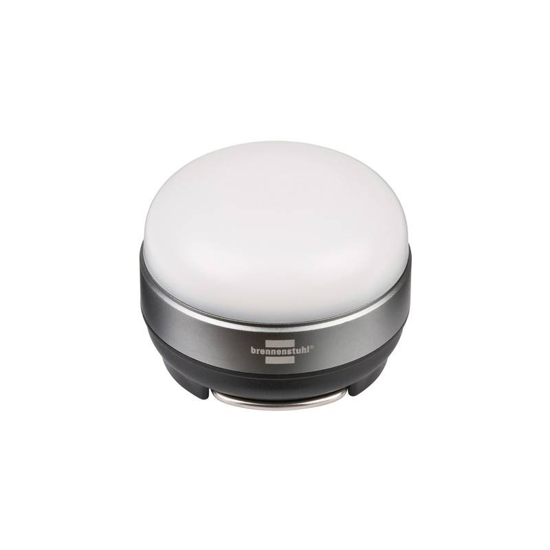 Luce da campeggio led brennenstuhl oli 0200 a batteria argento 1171550