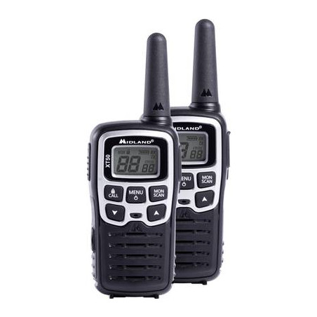 Radio pmr midland xt50 c1178 kit da 2 [c1178]