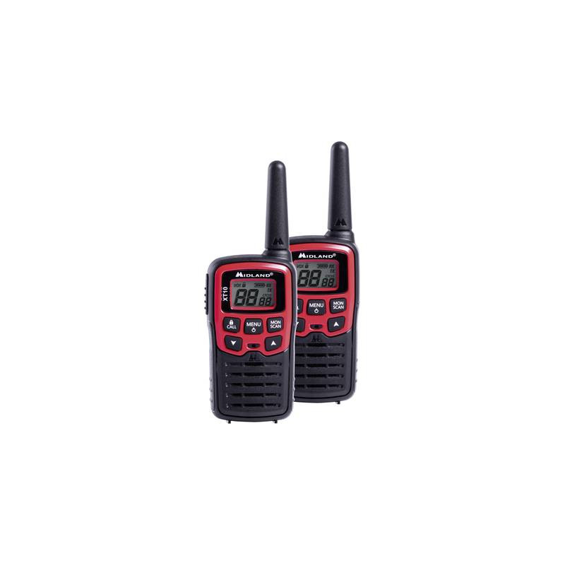 Radio pmr portatile midland xt10 c1176 kit da 2 [c1176]