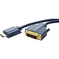 Clicktronic dvi / hdmi cavo di collegamento [1x spina dvi 24+1 poli
